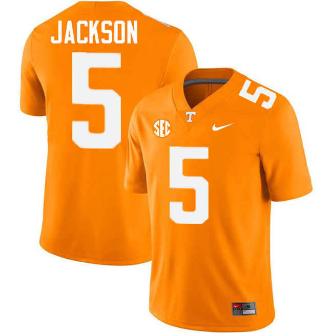 #5 Radarious Jackson UT Vols Jerseys,Tennessee Volunteers College Football Jerseys Stitched-Orange